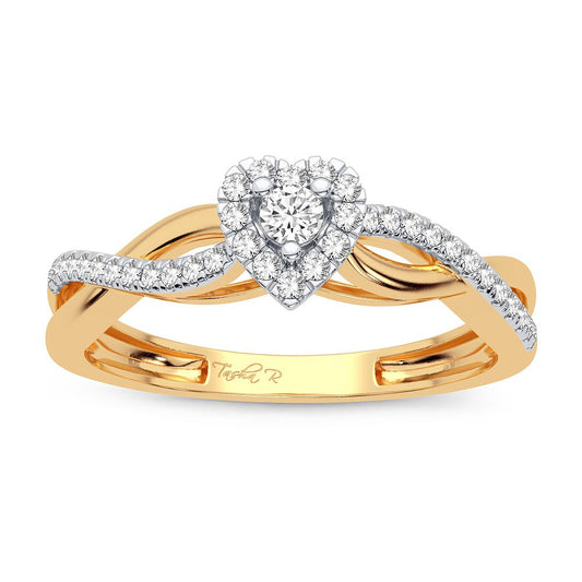 14K 0.20CT Diamond Ring