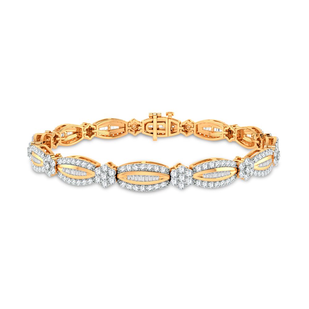 14K 3.00ct Diamond Bracelet