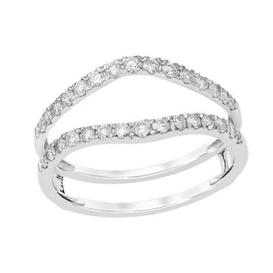 14K 0.50CT Diamond RING GUARD