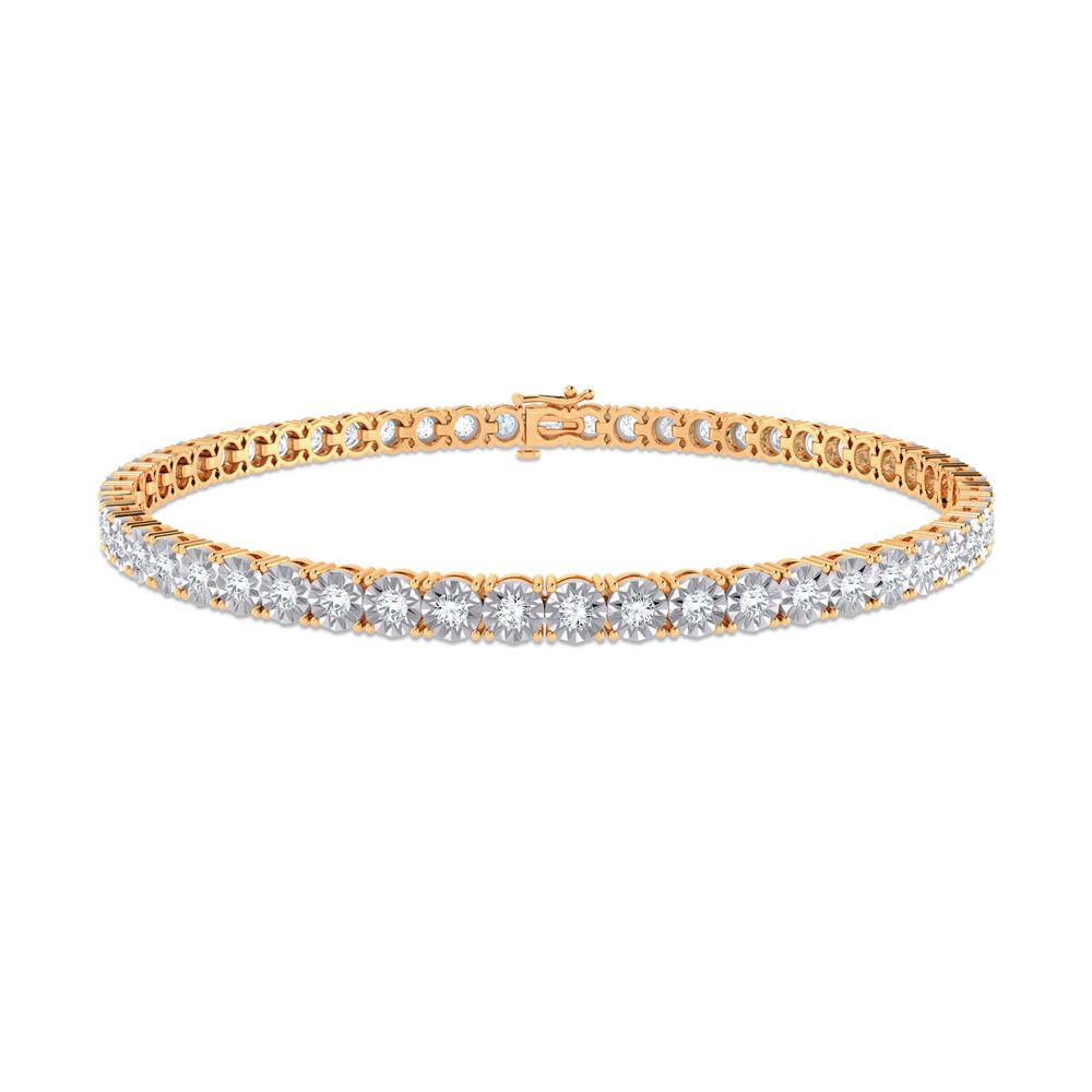 10K 1.00ct Diamond Bracelet