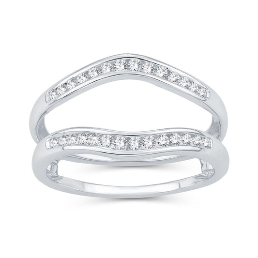 14K 0.25CT Diamond RING GUARD