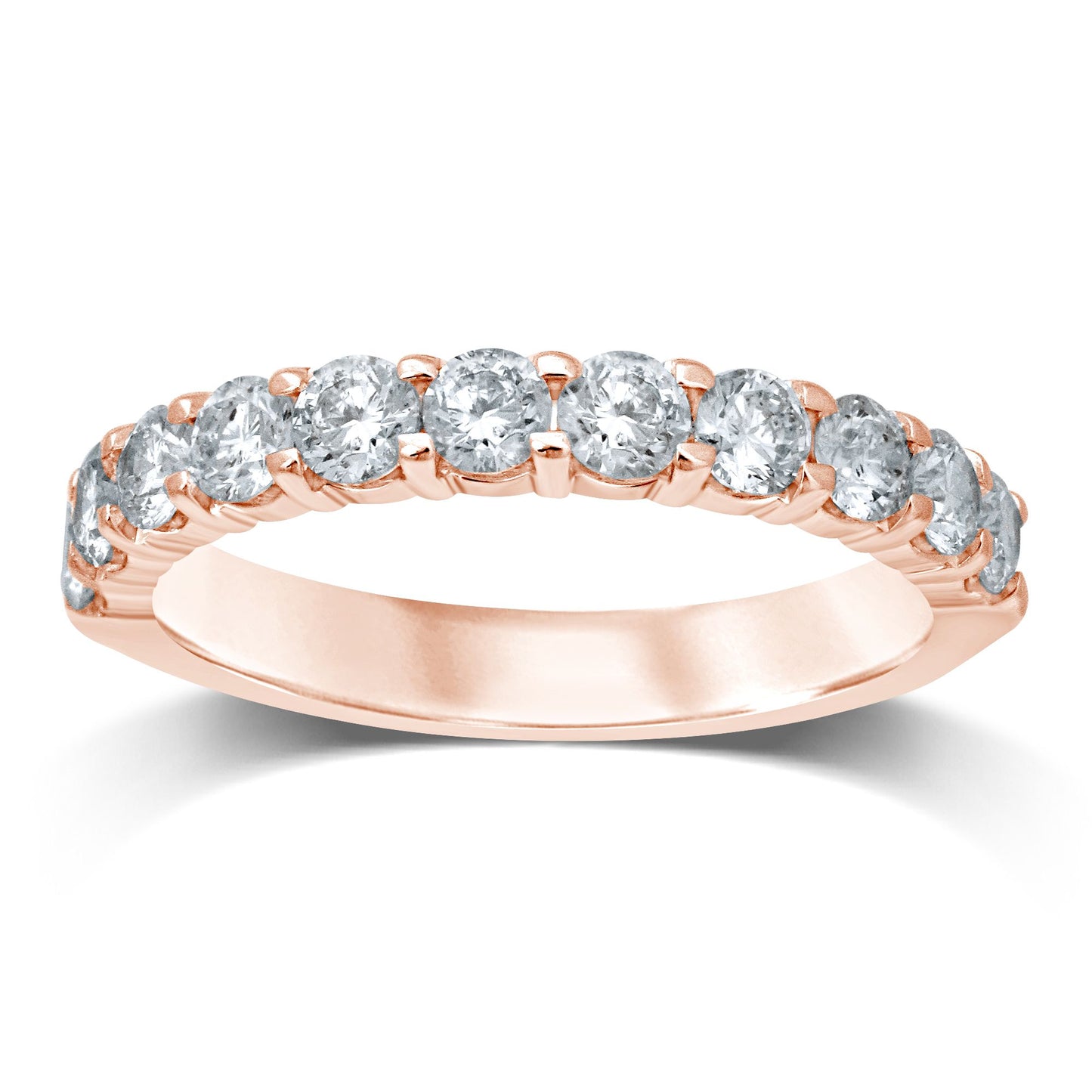 14K 0.09CT Diamond Band (11 Diamond Stones)