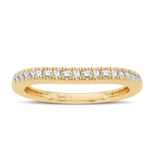 14K 0.17CT Diamond Enhancer Band