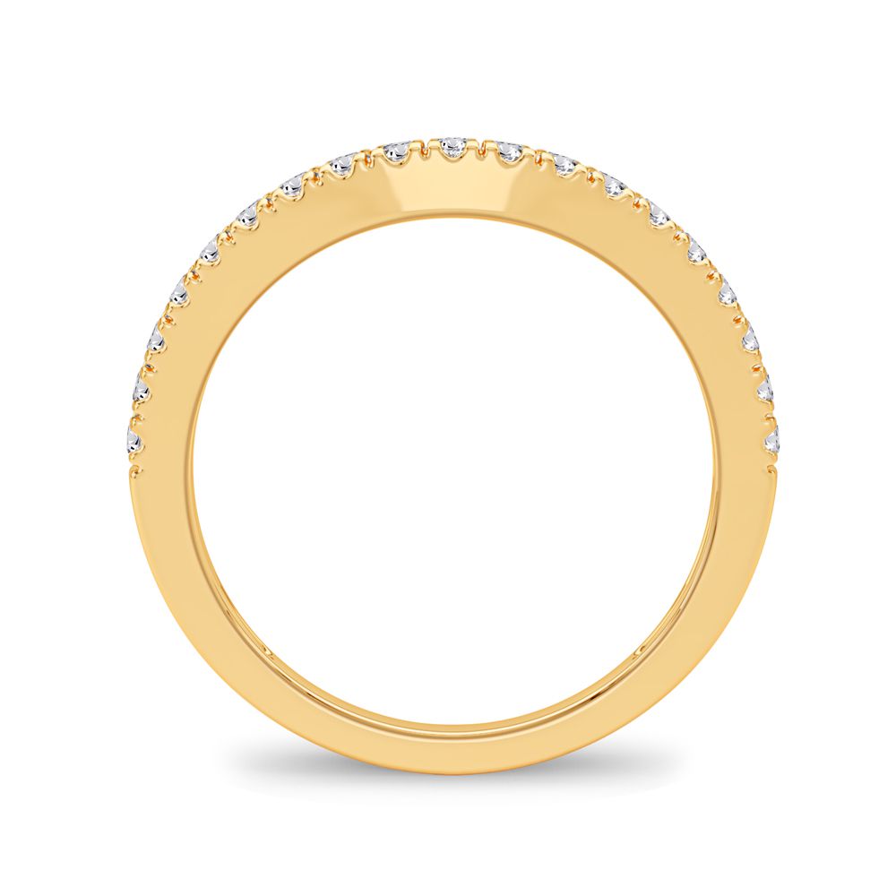 14K 0.30CT Diamond Enhancer Band