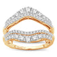 14K 1.00CT Diamond RING GUARD