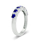 14K 0.10ct Diamond Sapphire Ring