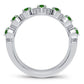 14K 0.26CT Diamond Emerald Ring