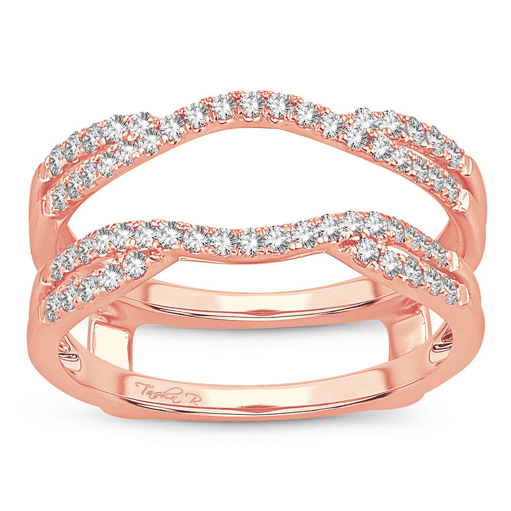 14K   0.33CT DIAMOND RING GUARD