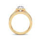 14K 0.75ct Diamond Bridal Ring