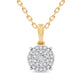 14K 0.20CT Diamond Pendant