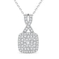 14K 0.50CT Diamond Pendant