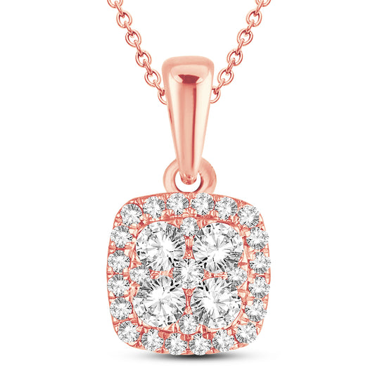 14k 0.50ct Diamond Pendant