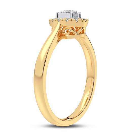 14K 0.25CT Diamond Ring