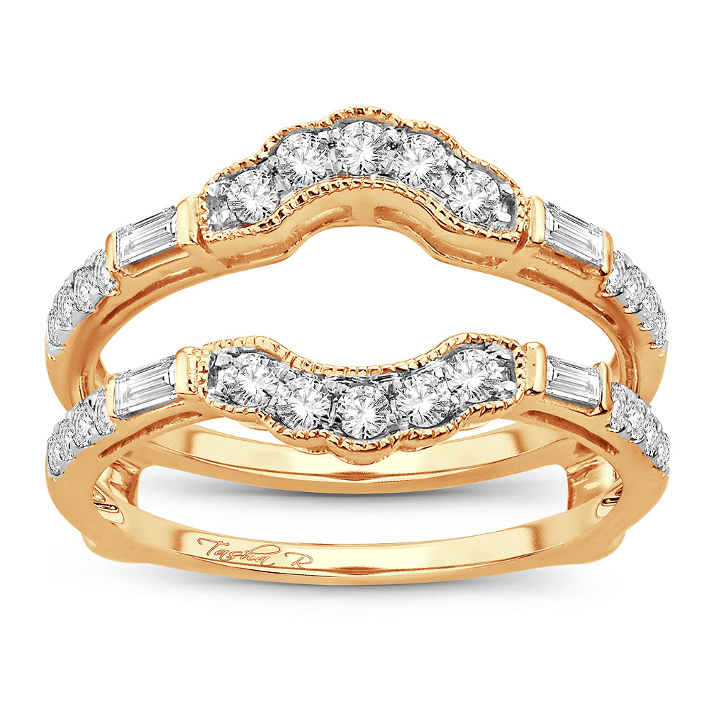 14K 0.50CT Diamond RING GUARD