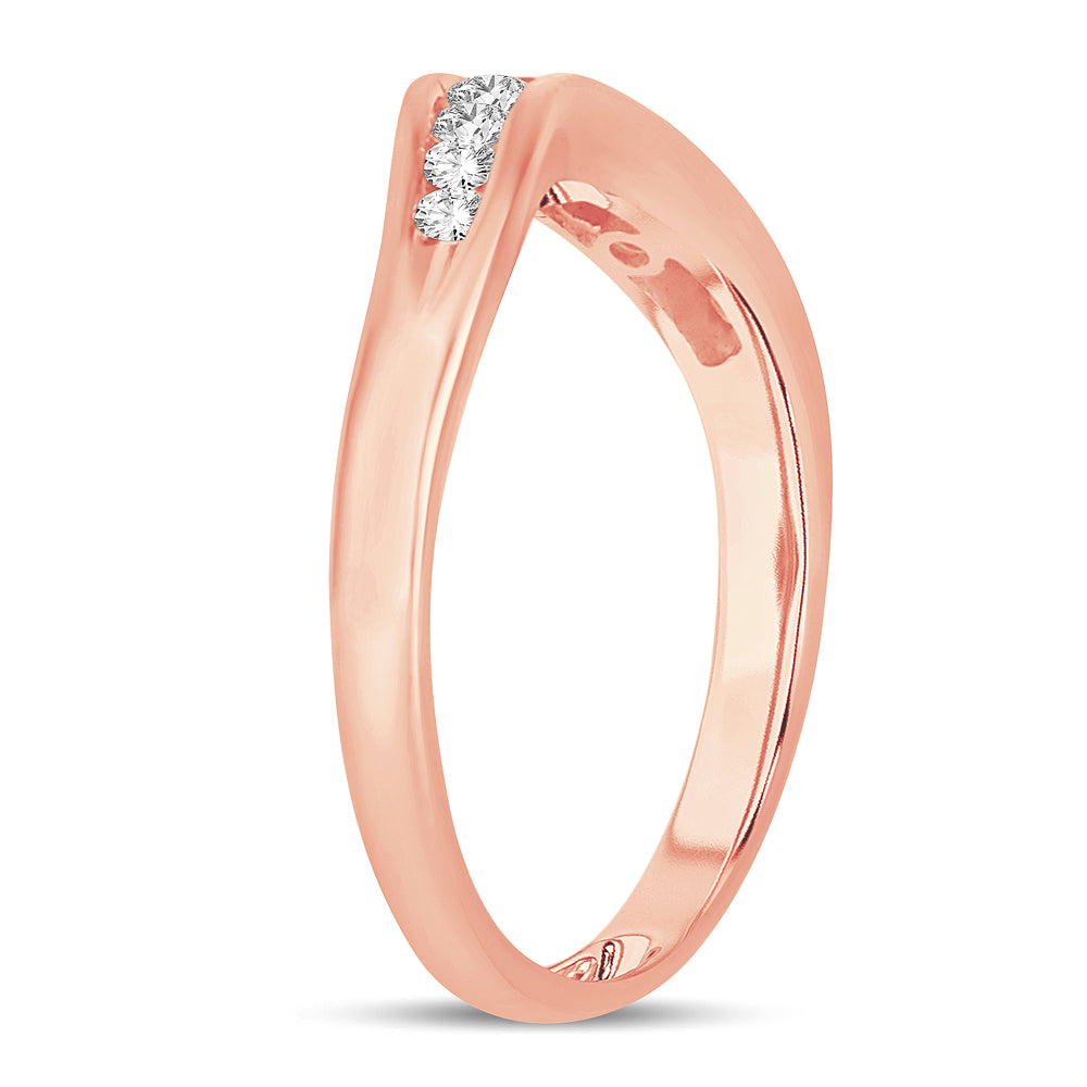 14K 0.33CT  Diamond Enhancer Band