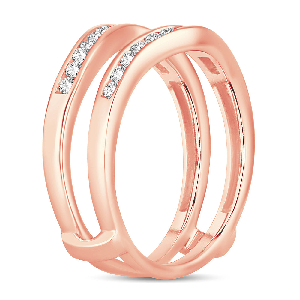 14K 0.50CT Diamond RING GUARD