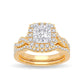 14K 0.62CT Diamond Bridal Ring