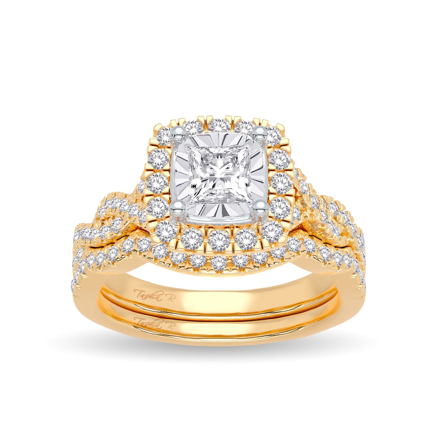 14K 0.62CT Diamond Bridal Ring