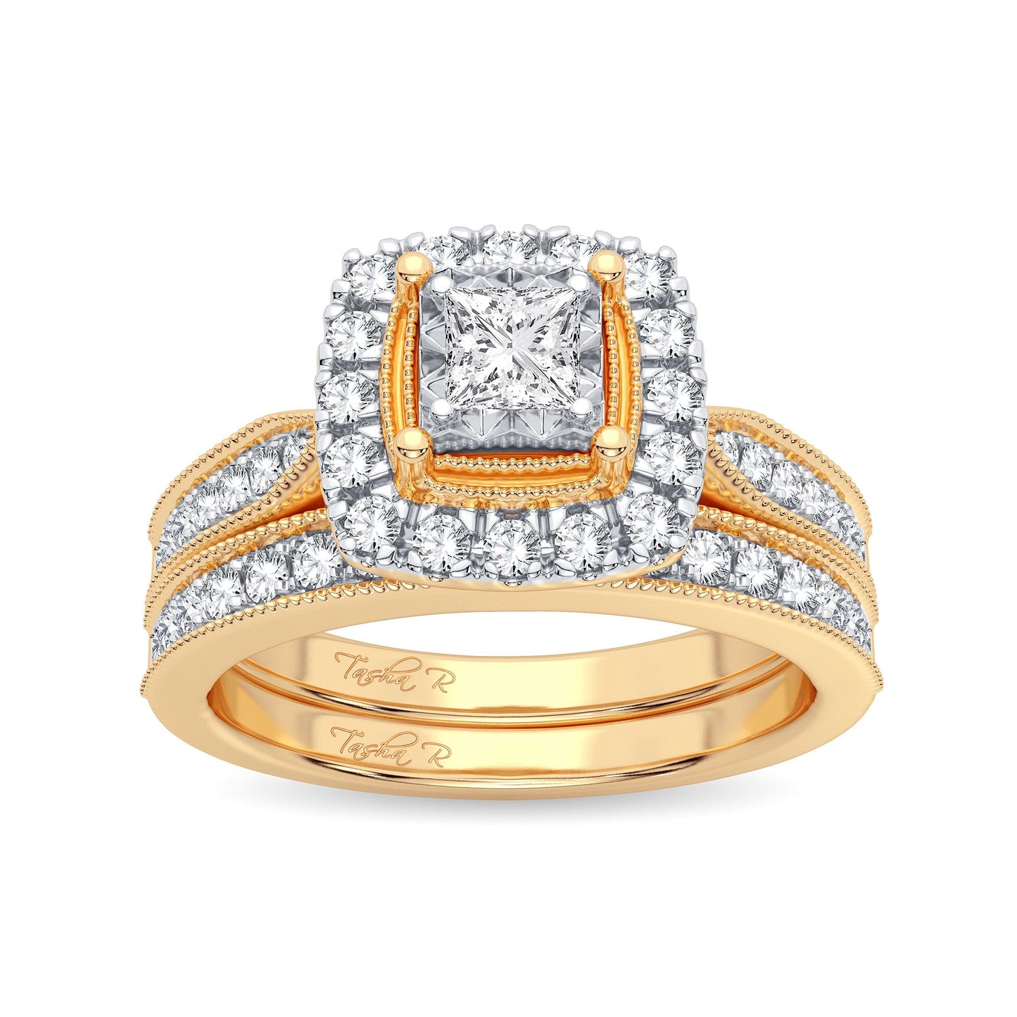 14K 0.75CT Diamond Bridal Ring