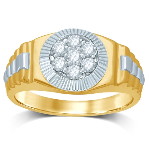 10K 0.49-0.52CT D-MENS RINGS