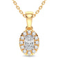 14K 0.25CT Diamond Pendant