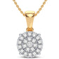 10K 0.25CT DIAMOND PENDANT