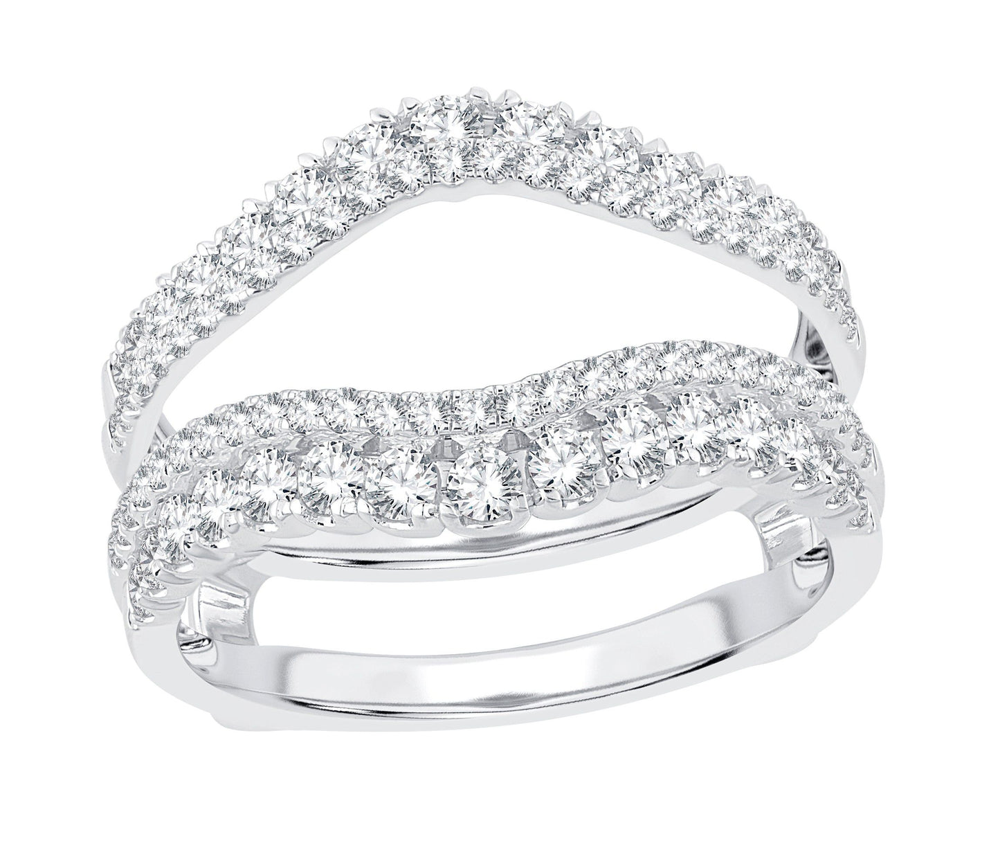 14K 1.00ct Diamond Ring Guard