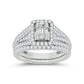 14K 1.00ct Diamond Bridal Ring