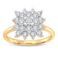10K 0.17CT DIAMOND RING