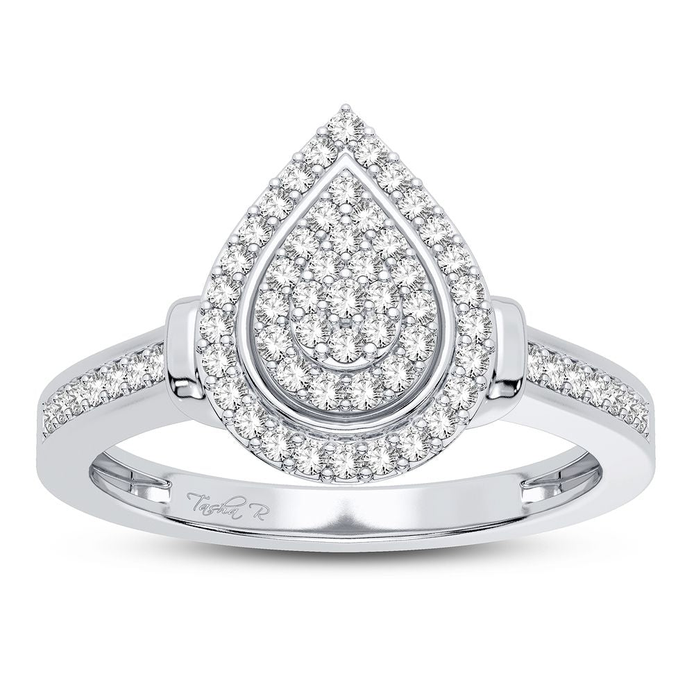 14K 0.10CT DIAMOND RING