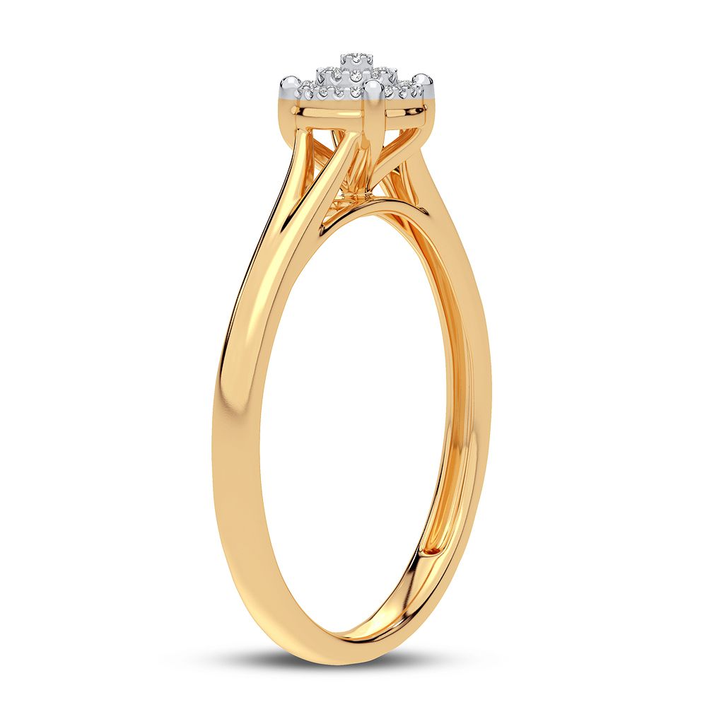 10K 0.06CT DIAMOND RING