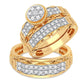 14K 1.00CT DIAMOND TRIO SET