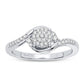 10K 0.15CT DIAMOND RING