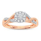 10K 0.25CT DIAMOND RING