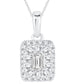 14k 0.50ct Diamond Pendants