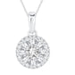 14k 0.50ct Diamond Pendants