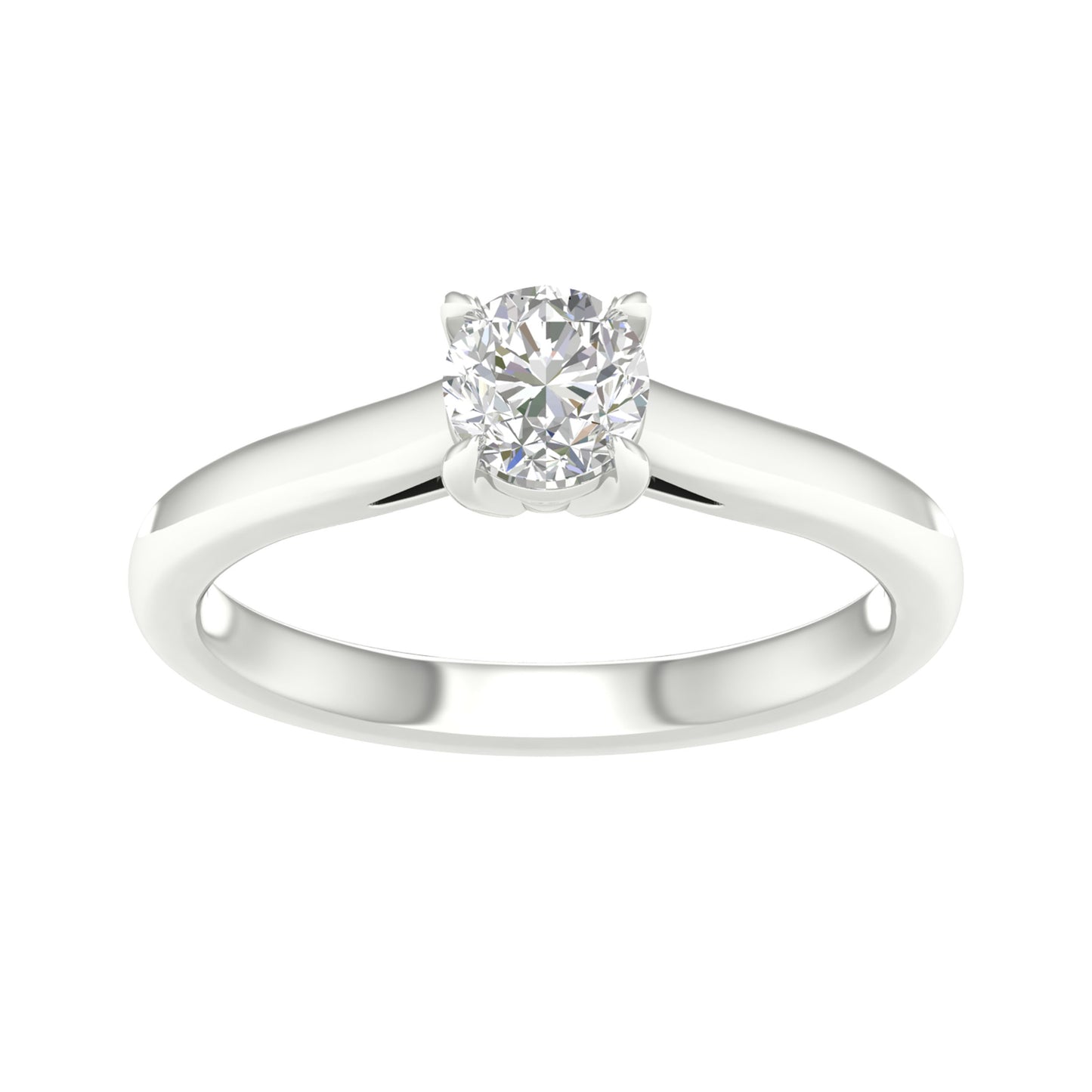 14K 0.50CT  Certified Lab Grown Diamond Ring( IGI Certified )