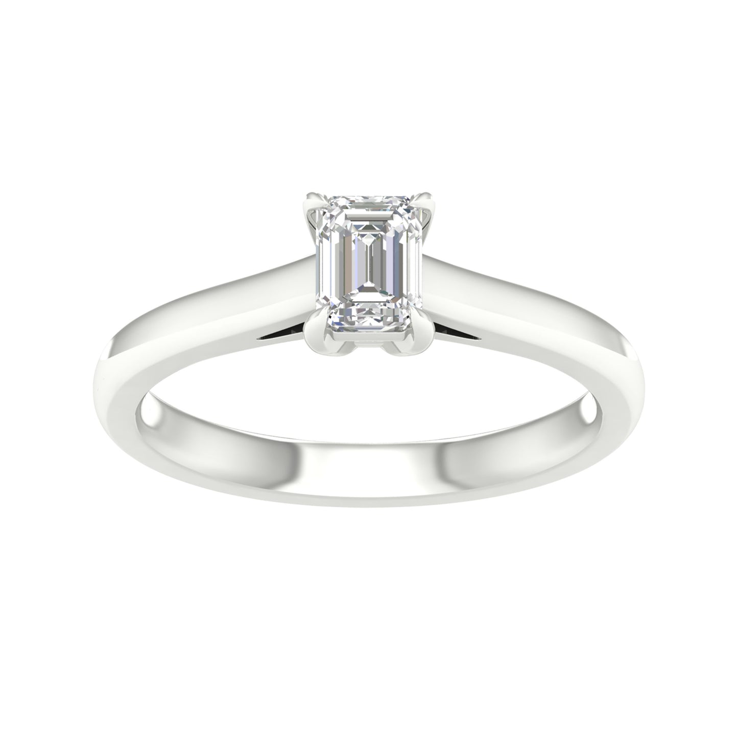 14K 0.50CT Certified Lab Grown Diamond Ring ( IGI Certified )