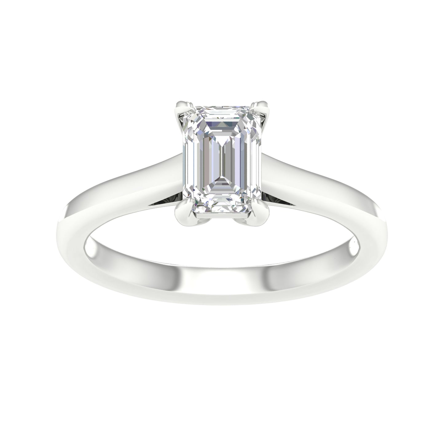 14K 1.00CT Certified Lab Grown Diamond Ring ( IGI Certified )