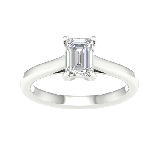 14K 1.00CT Certified Lab Grown Diamond Ring ( IGI Certified )