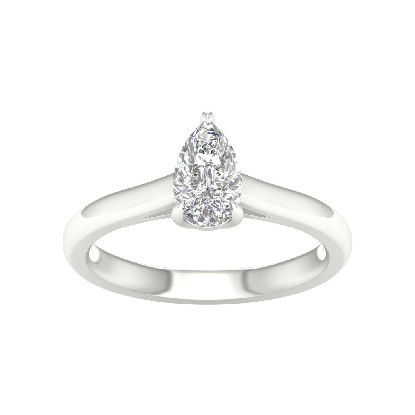 14K  0.75CT Certified Lab Grown Diamond Ring ( IGI Certified )