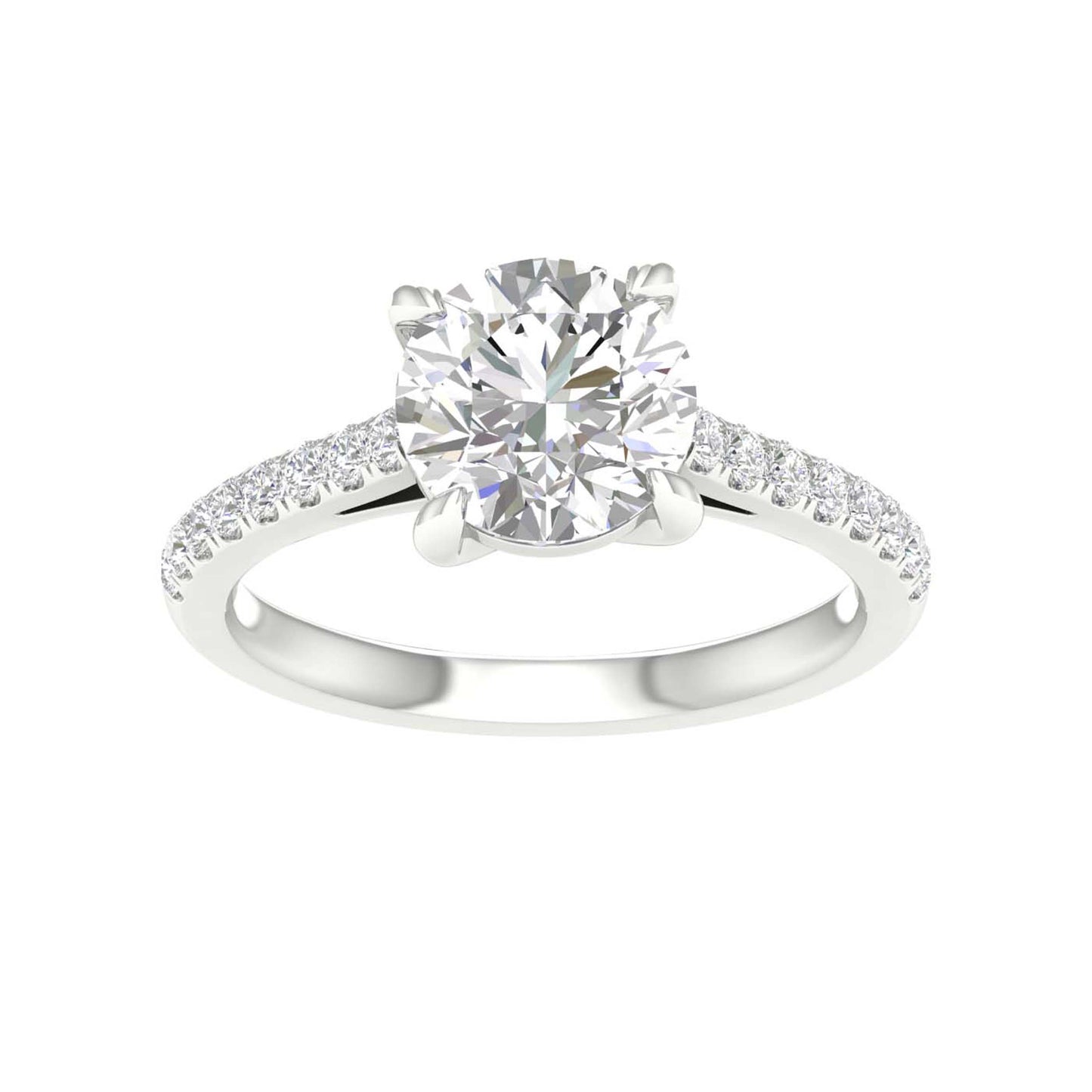 14K 2.25CT Certified Lab Grown Diamond Ring ( IGI Certified )