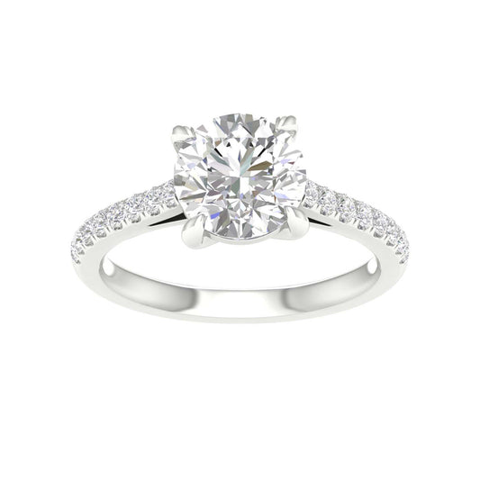 14K 2.25CT Certified Lab Grown Diamond Ring ( IGI Certified )