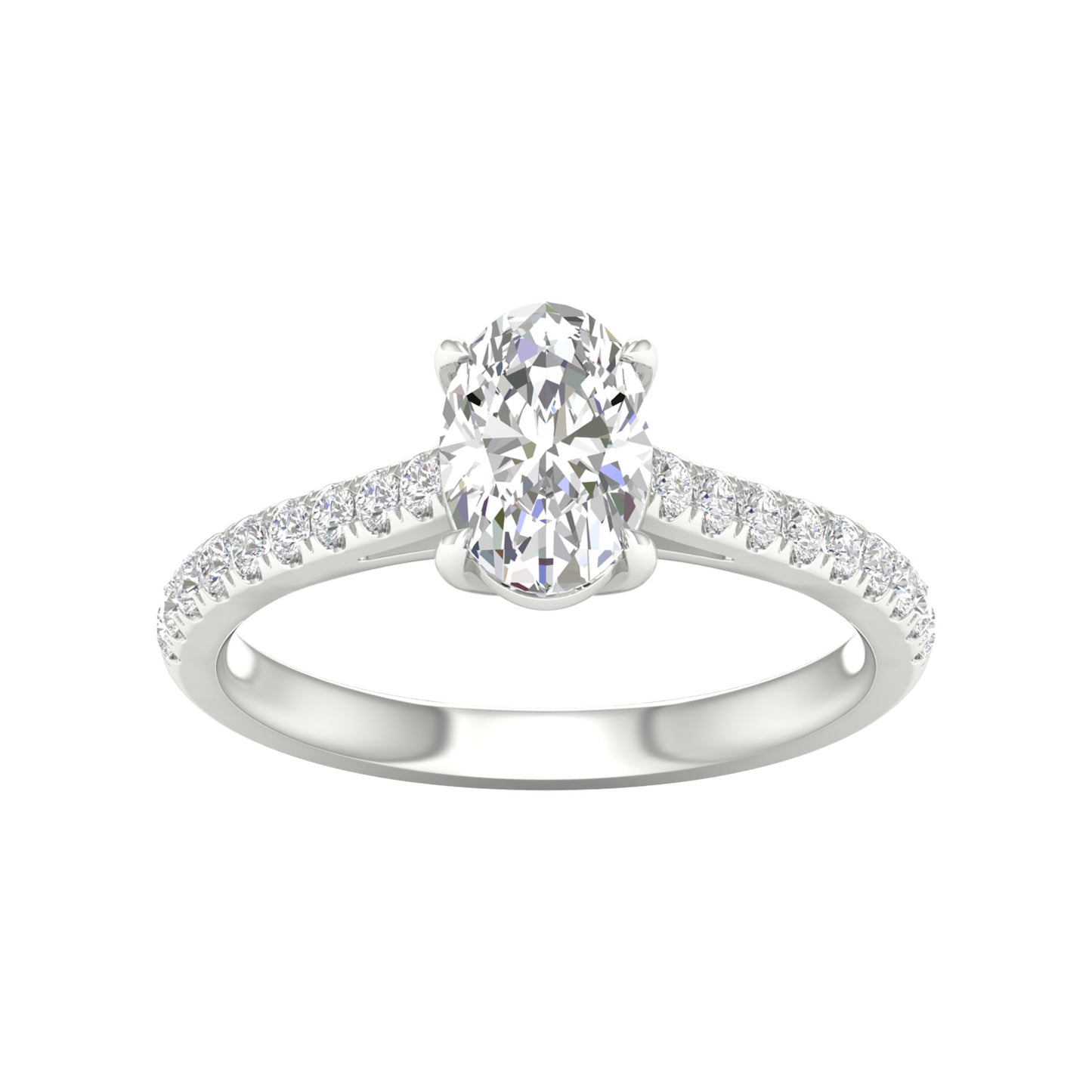 14K 1.75CT Certified Lab Grown Diamond Ring ( IGI Certified )