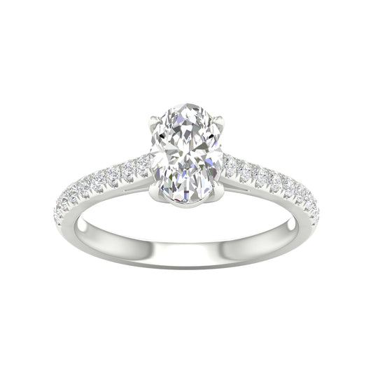 14K 1.75CT Certified Lab Grown Diamond Ring ( IGI Certified )