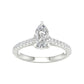 14K 1.25CT  Certified Lab Grown Diamond Ring ( IGI Certified )