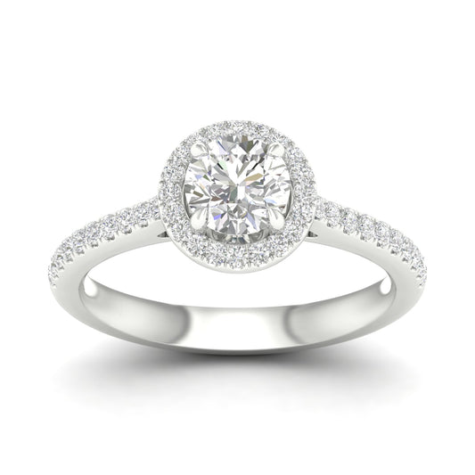 14K 1.25CT Certified Lab Grown Diamond Ring ( IGI Certified )