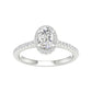 14K 1.00CT  Certified Lab Grown Diamond Ring ( IGI Certified )