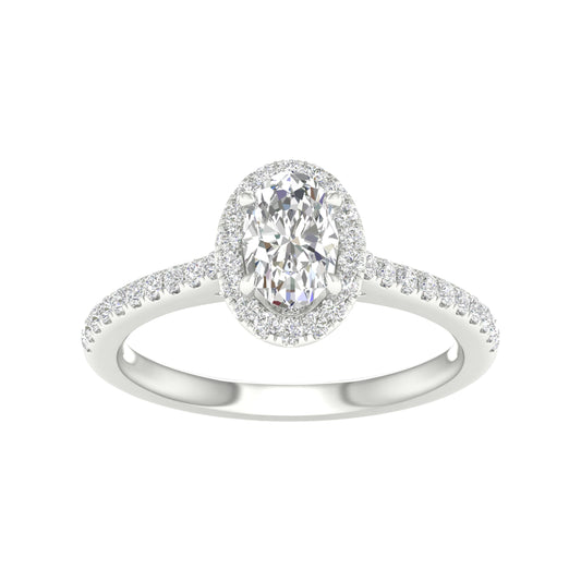 14K 1.00CT  Certified Lab Grown Diamond Ring ( IGI Certified )