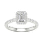 14K 1.00CT Certified Lab Grown Diamond Ring ( IGI Certified )